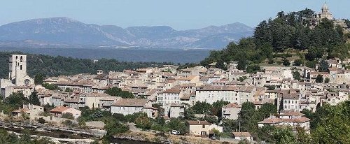 Vue panoramique de Forcalquier